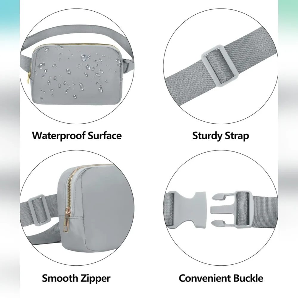 Stylish Gray‎ Fanny Pack Bag